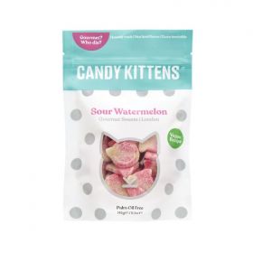 Candy Kittens Sour Watermelon Sharing Bag 145g-Case of 7