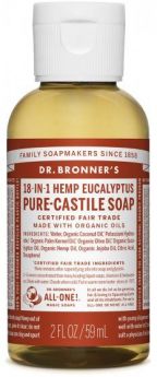 **Dr Bronner Eucalyptus Pure-Castile Liquid Soap 60ml